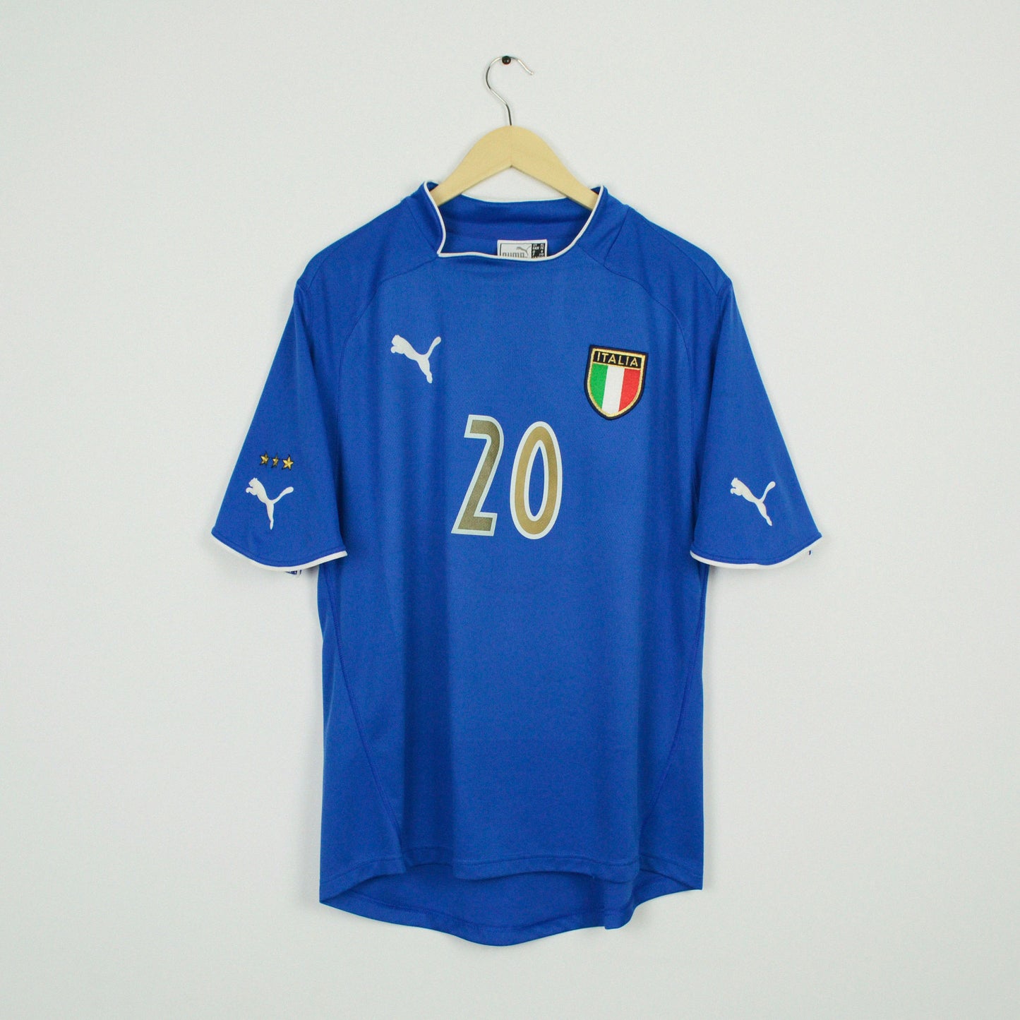 2003-04 Women's Puma Italy Match Issue Home Shirt 20 XL