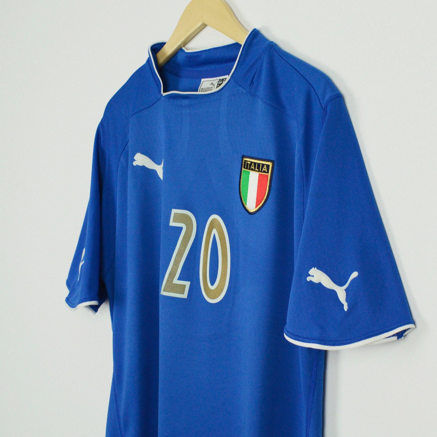 2003-04 Women's Puma Italy Match Issue Home Shirt 20 XL