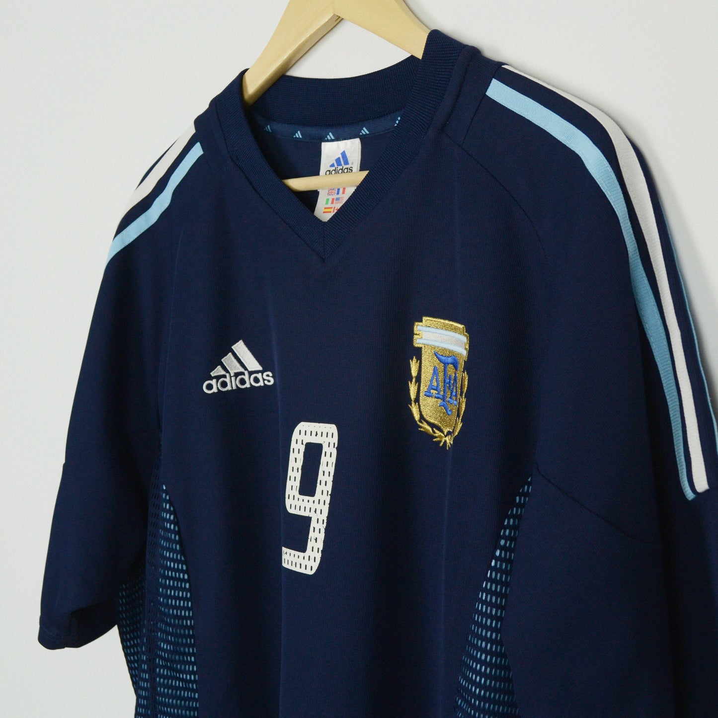 2002-03 Adidas Argentina Away Shirt Batistuta 9 XL
