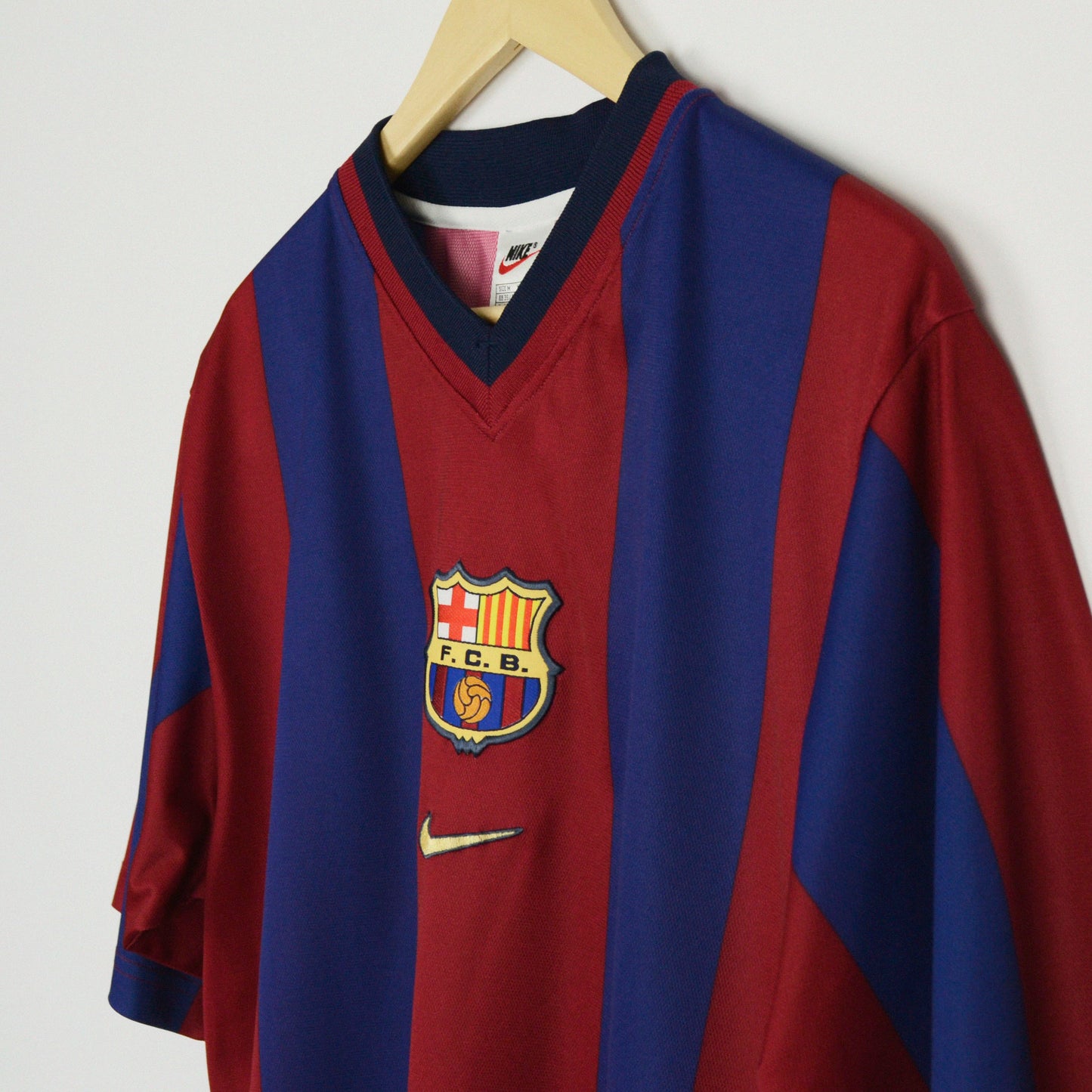 1998-00 Nike Barcelona Home Shirt M