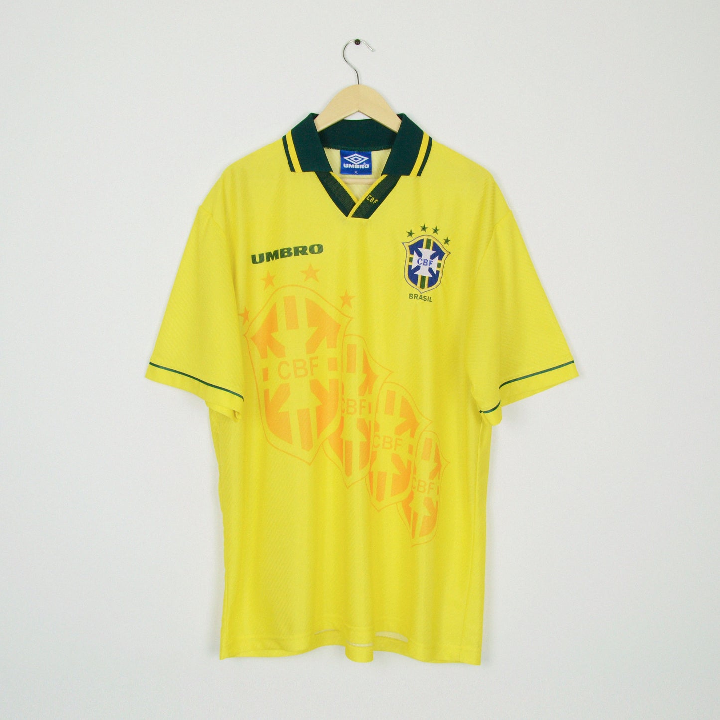 1994-95 Umbro Brazil Home Shirt XL