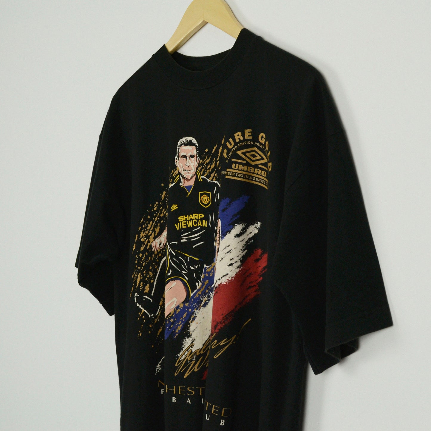 1994-96 Umbro Manchester United Eric Cantona T-Shirt L