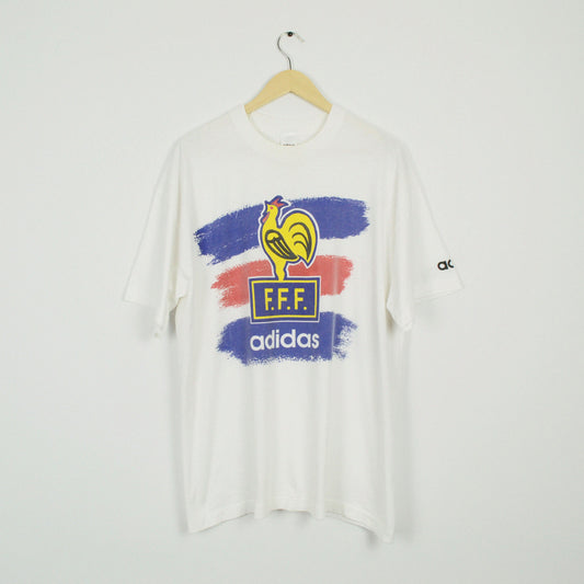 1994 Adidas World Cup France T Shirt L