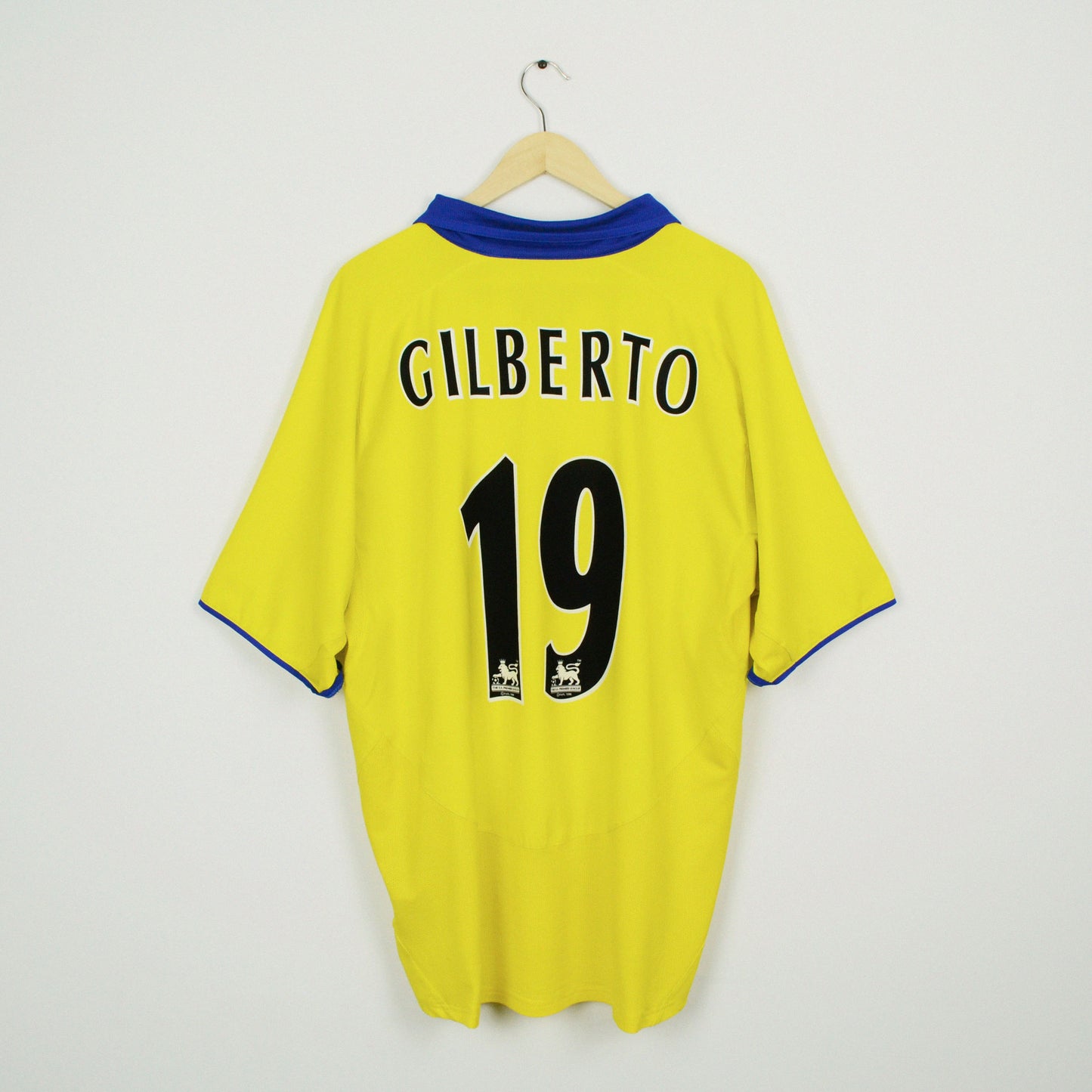 2003-04 Nike Arsenal Away Shirt 'Gilberto 19' XL