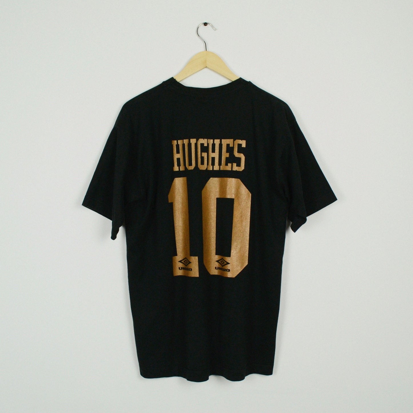 1994-96 Umbro Manchester United Mark Hughes T-Shirt L