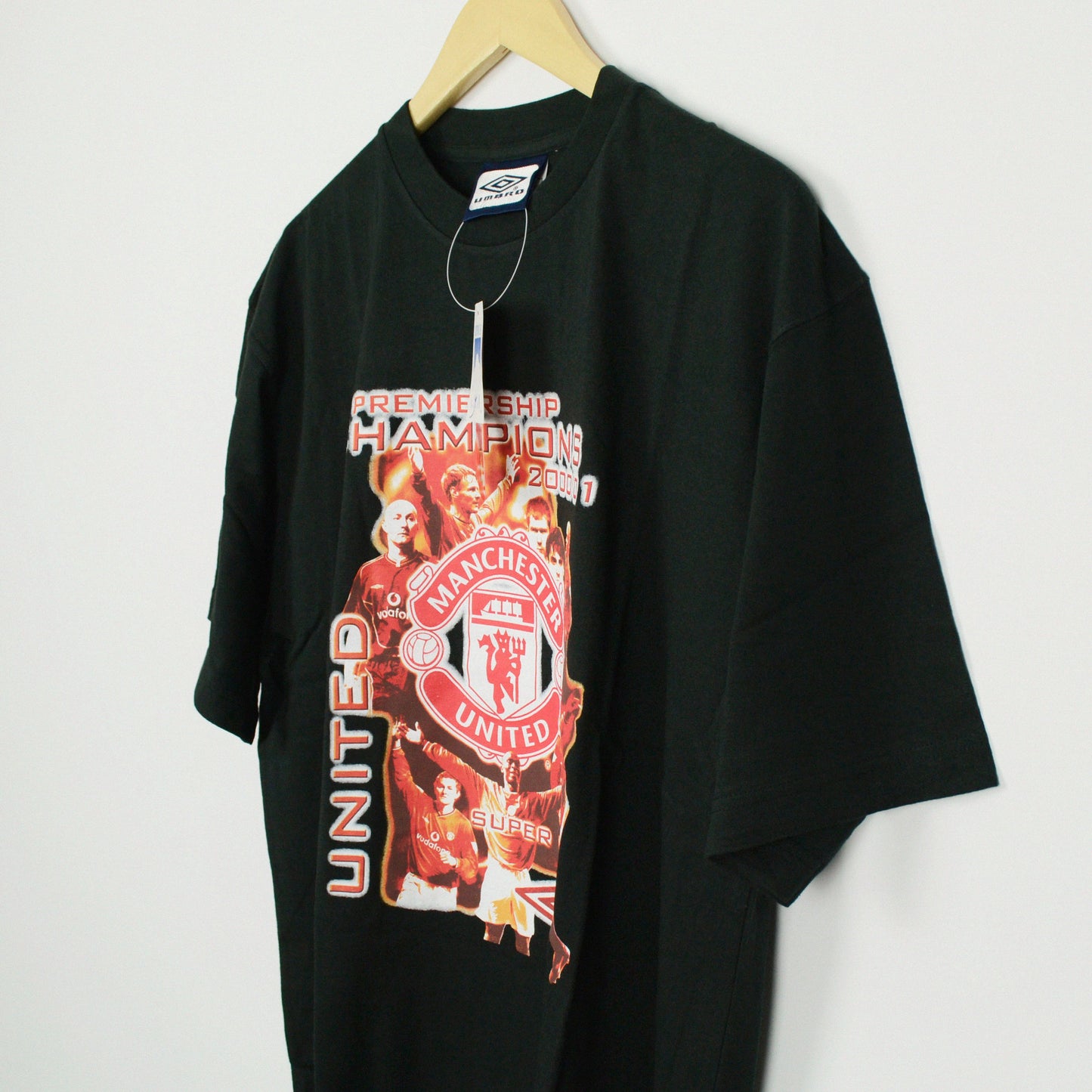 2000-01 Umbro Manchester United Premier League Champions T-Shirt L
