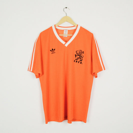 1985-88 Adidas Netherlands Home Shirt L
