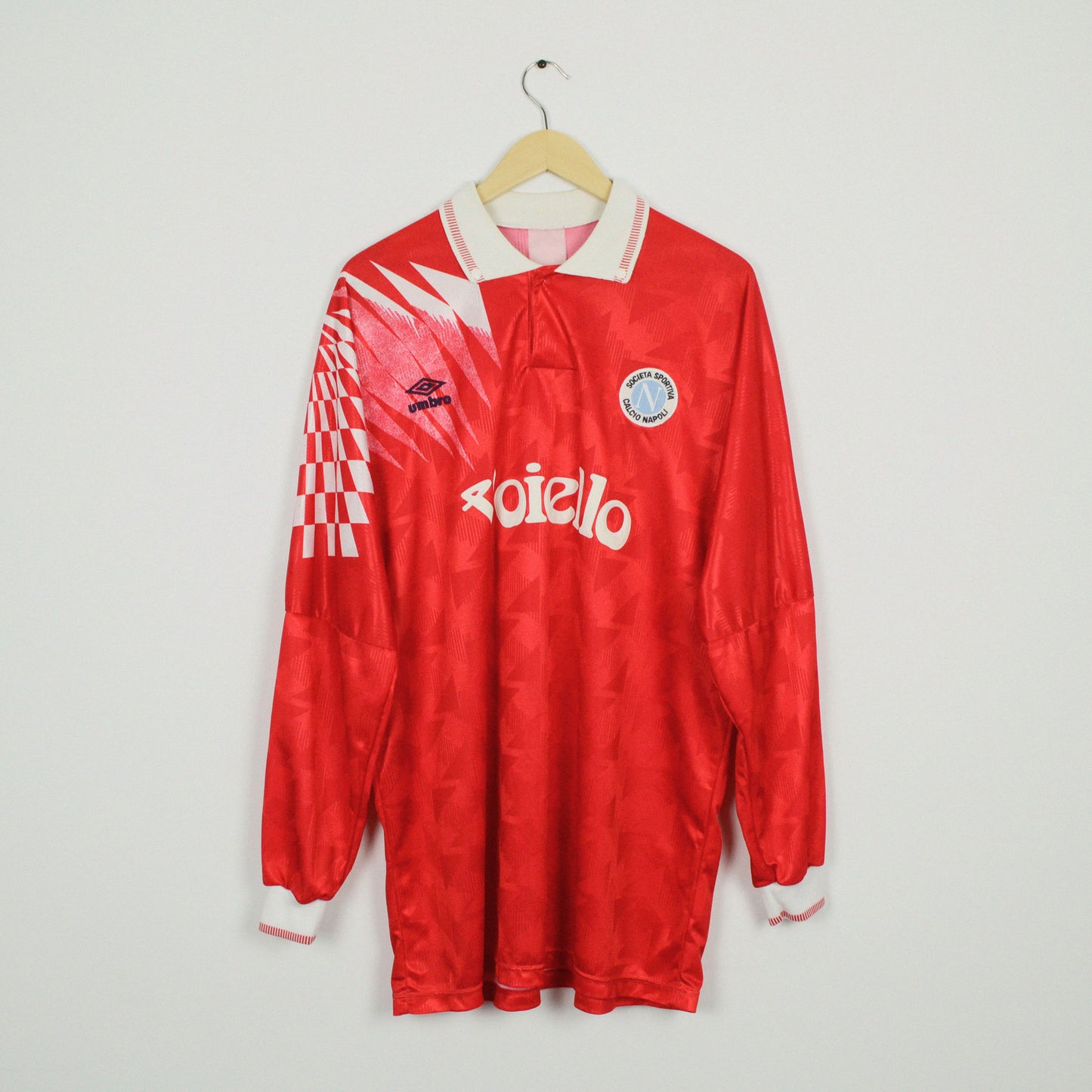 1991-93 Umbro Napoli Match Worn Third Shirt L