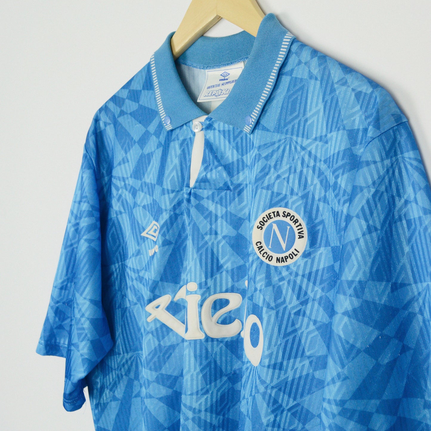 1991-93 Umbro Napoli Home Shirt XL