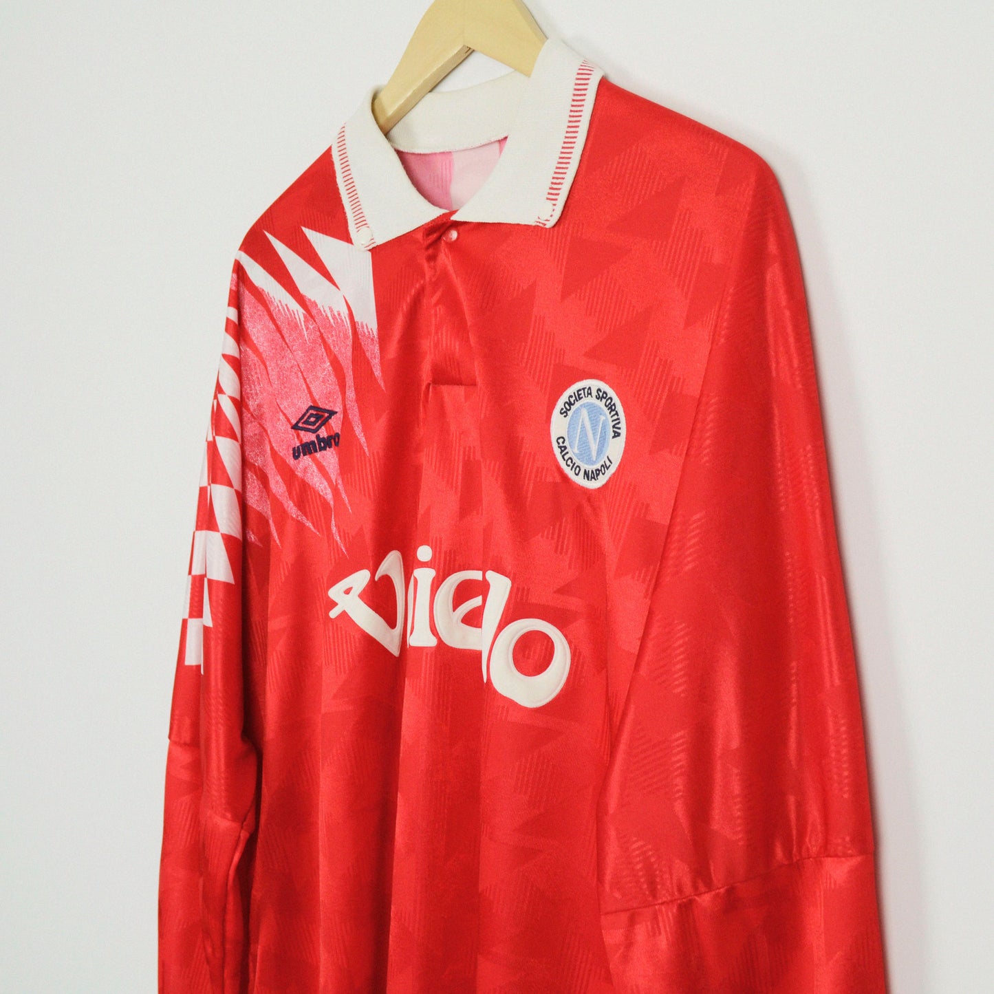1991-93 Umbro Napoli Match Worn Third Shirt L
