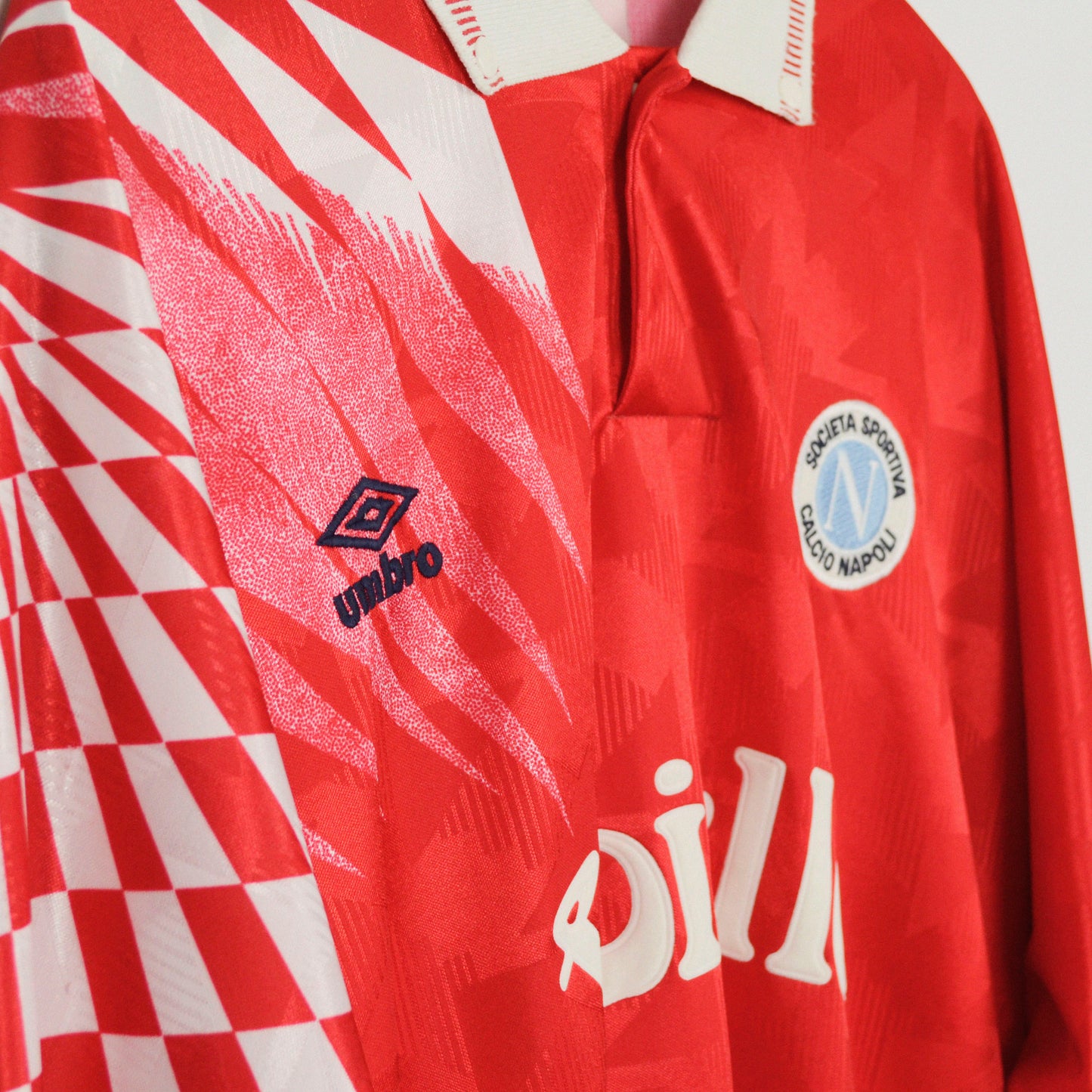 1991-93 Umbro Napoli Match Worn Third Shirt L