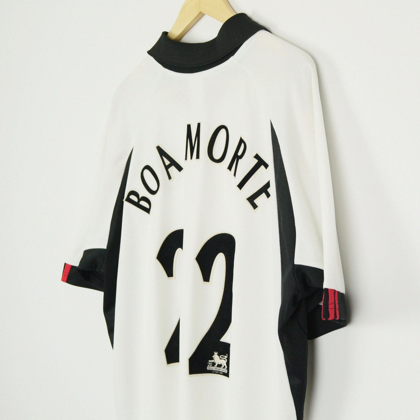 2001-02 Adidas Fulham Home Shirt Boa Morte 22 L