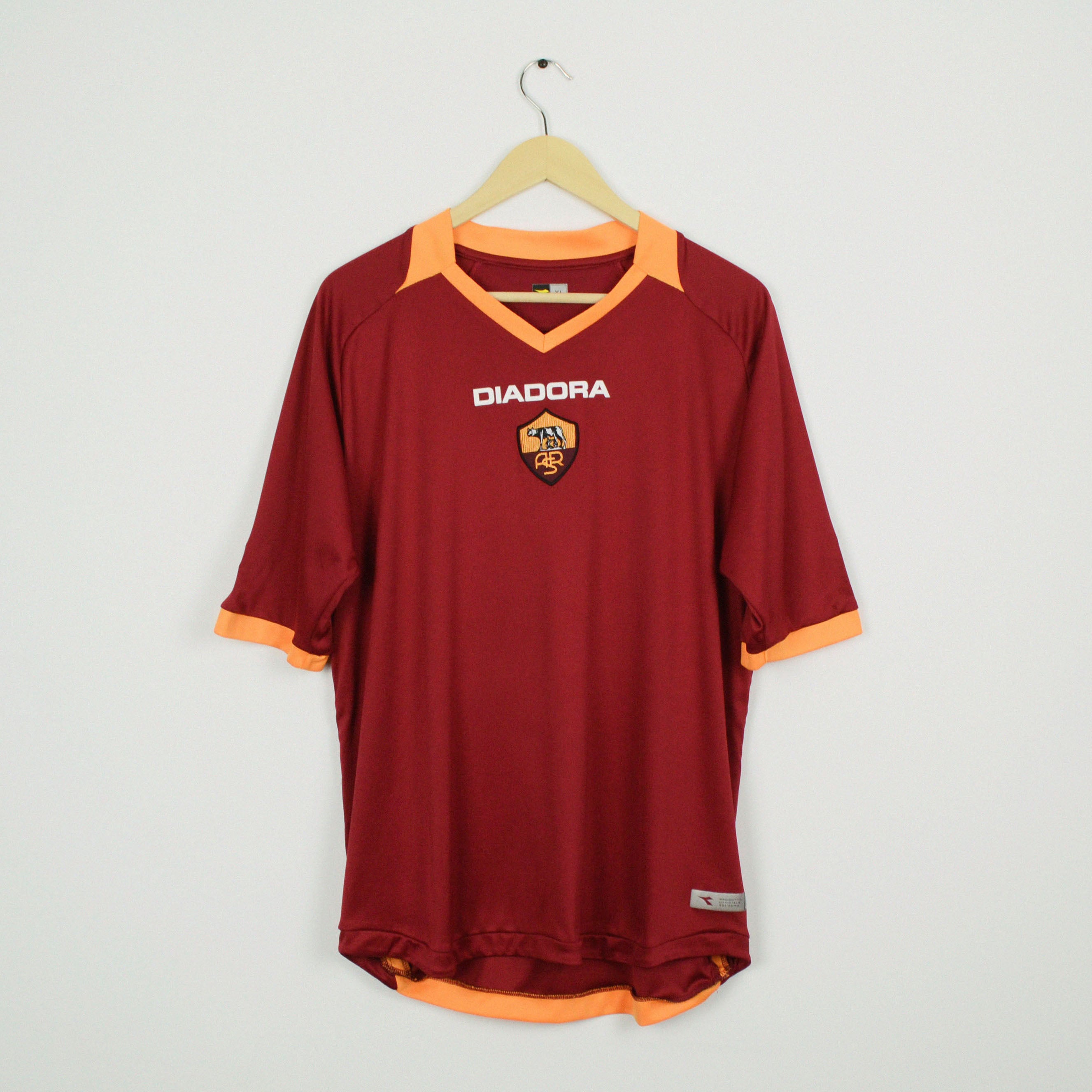 Maillot AS ROMA replique N°10 TOTTI taille XL - ARGUS FOOT & SPORTS Maillot AS ROMA replique N°10 TOTTI taille XL - ARGUS FOOT & SPORTS