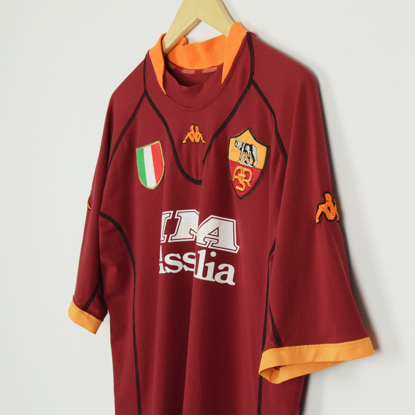 2001-02 Kappa Roma Home Shirt XXL
