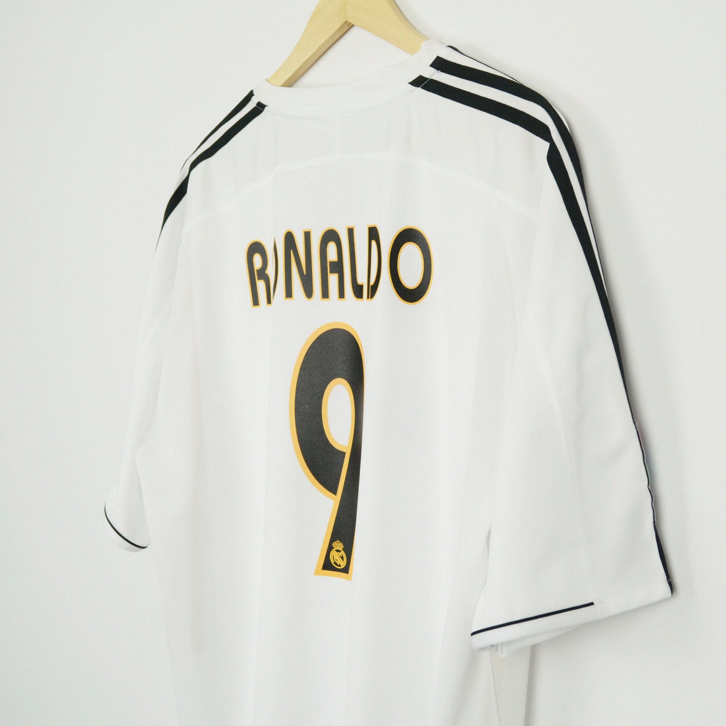 2003-04 Adidas Real Madrid Home Shirt Ronaldo 9 XL
