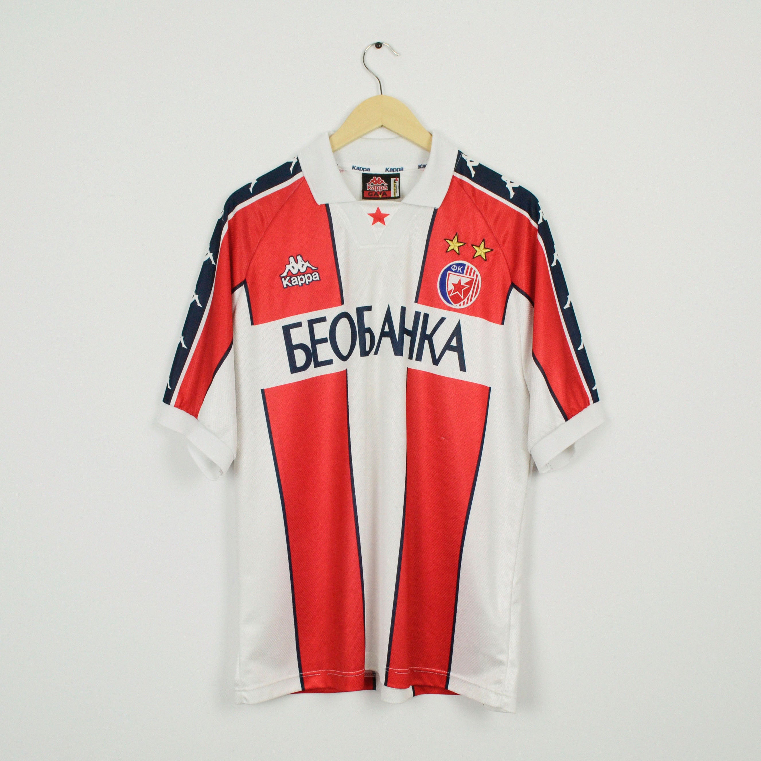 1995-97 Kappa Red Star Belgrade Home Shirt XL – Calcio Vintage