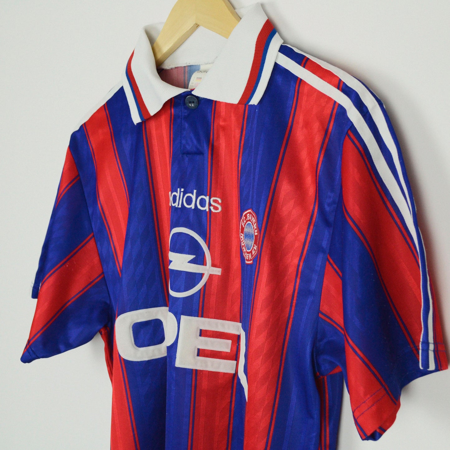1995-97 Adidas Bayern Munich Home Shirt Scholl 7 S