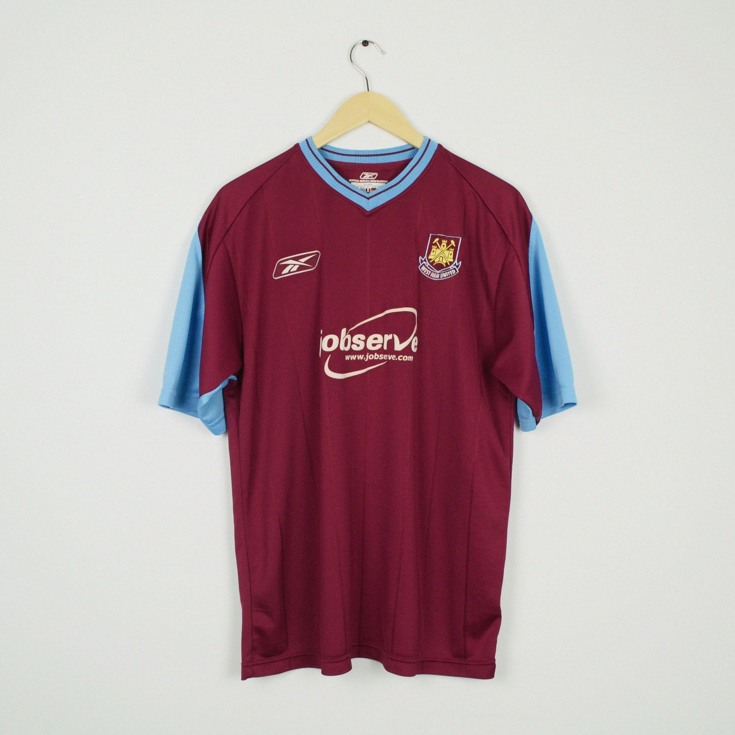 2003-05 Reebok West Ham Home Shirt L