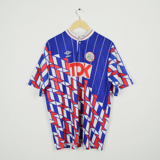 1989-90 Umbro Ajax Umbro Away Shirt L