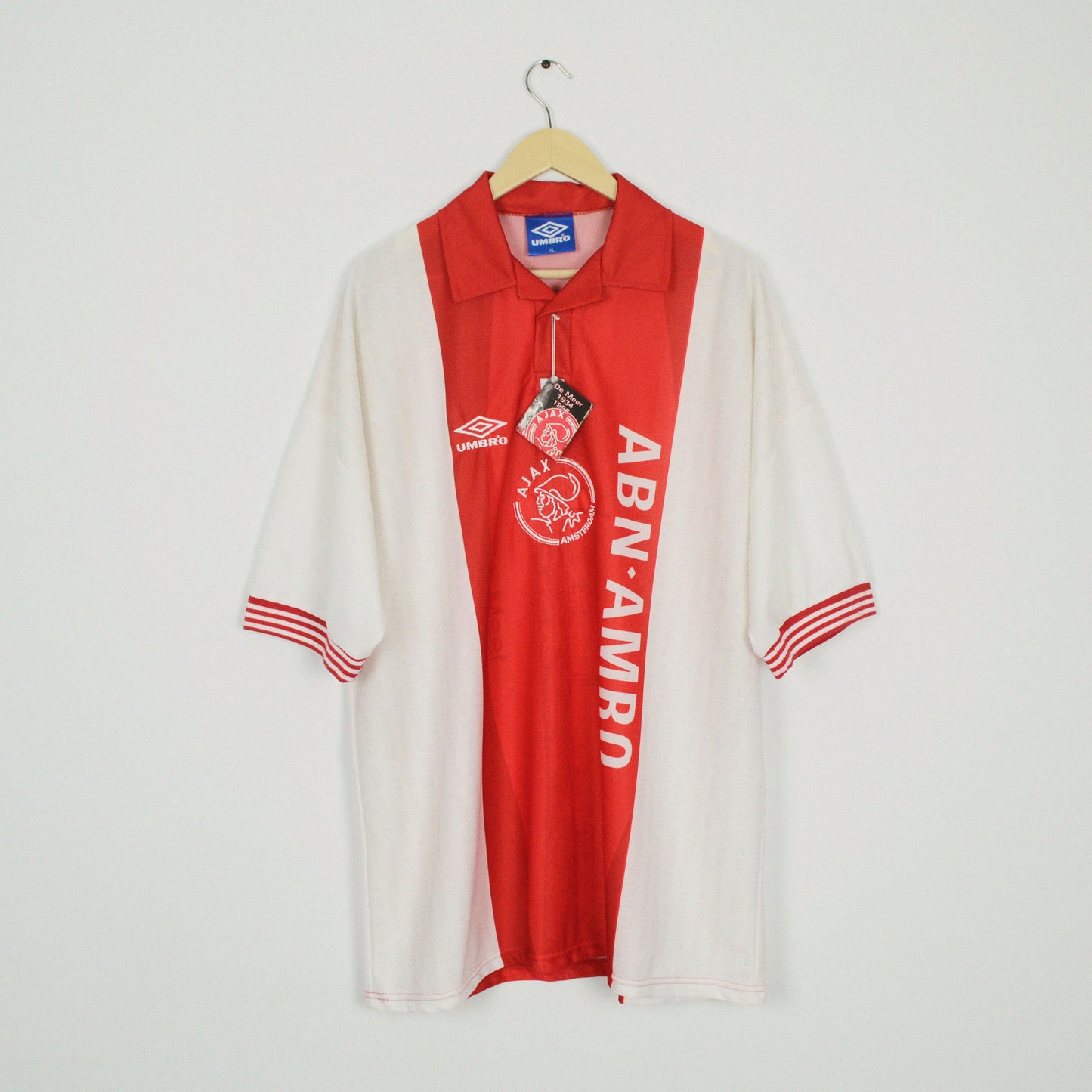 1995-96 Umbro Ajax 'De Meer' Home Shirt XL