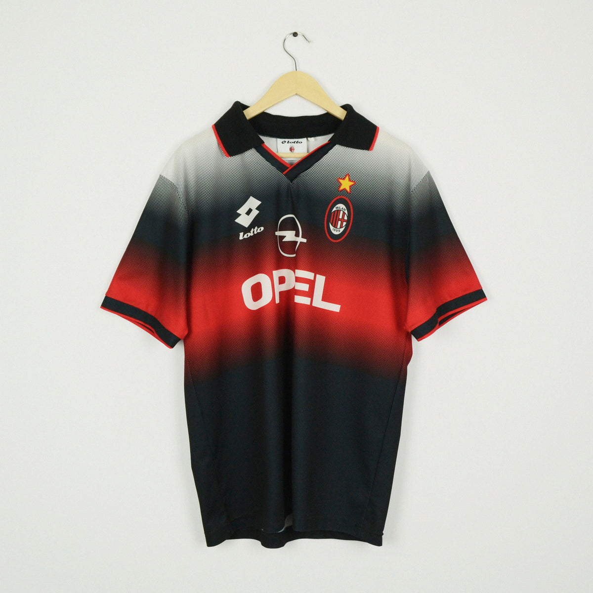 1995-96 Lotto AC Milan Training Shirt L – Calcio Vintage
