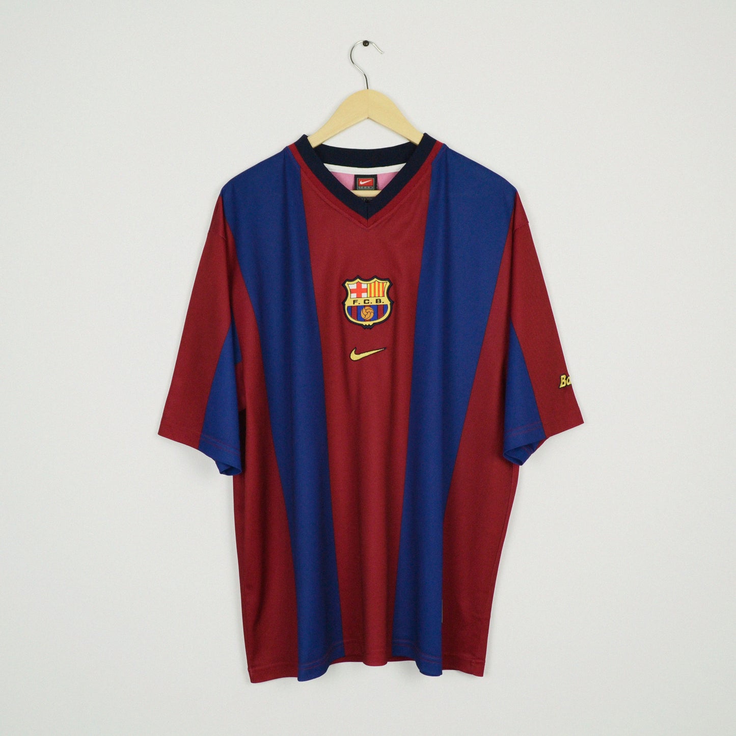 1998-00 Nike Barcelona Home Shirt L