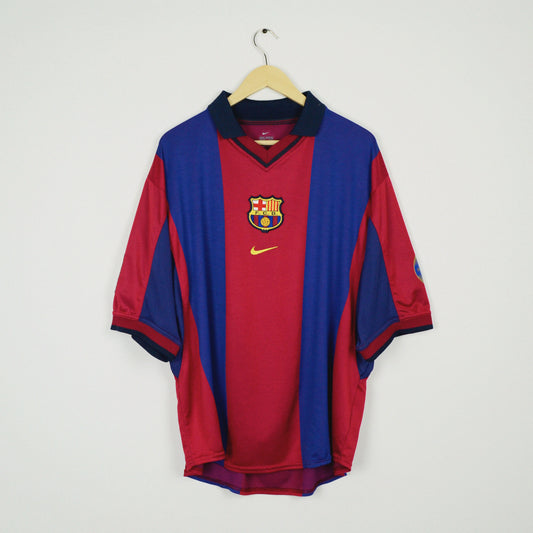 2000-01 Nike Barcelona Home Shirt XL
