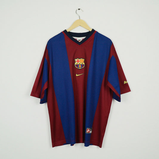 1998-00 Nike Barcelona Home Shirt XL