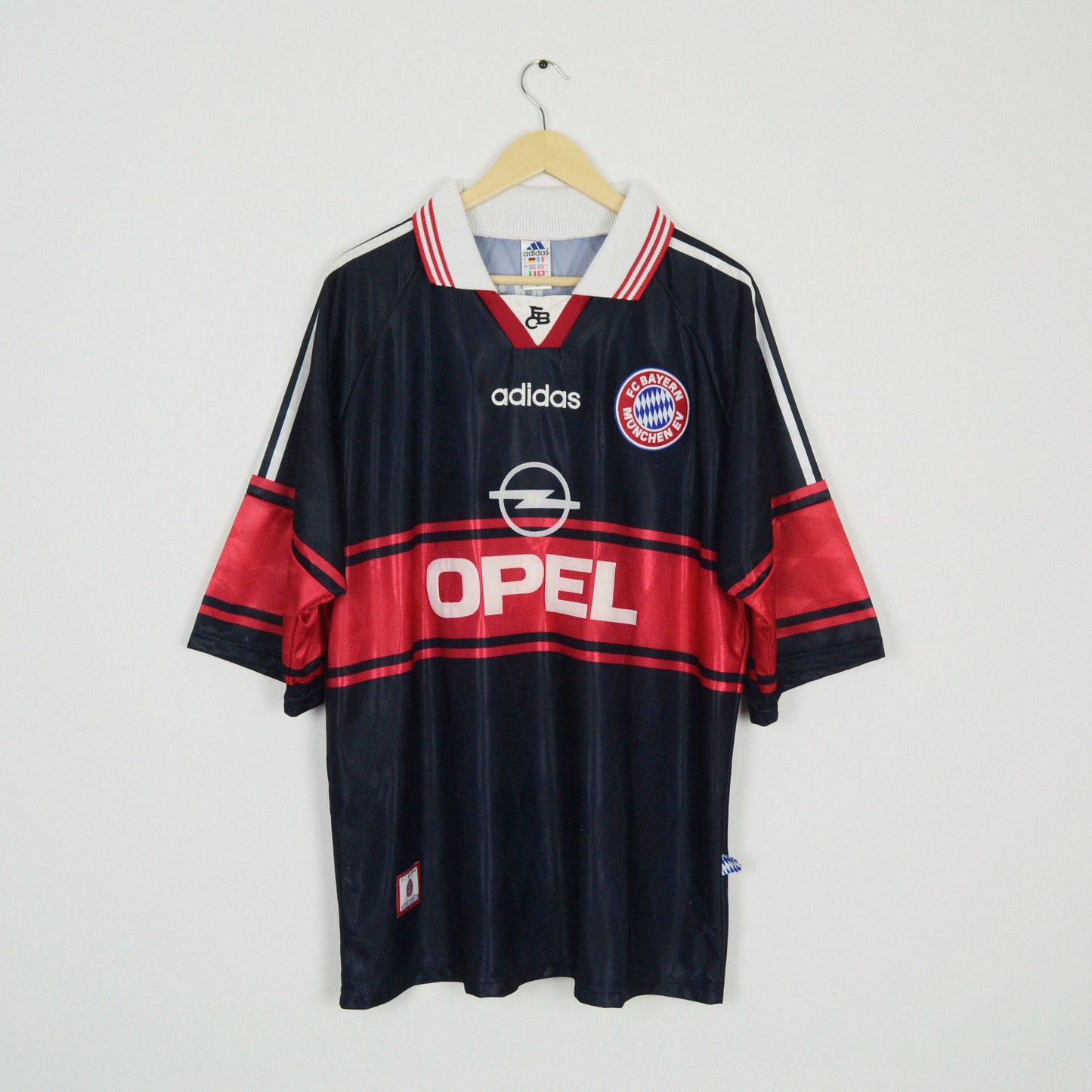 1997-99 Adidas Bayern Munich Home Shirt Elber 9 XL