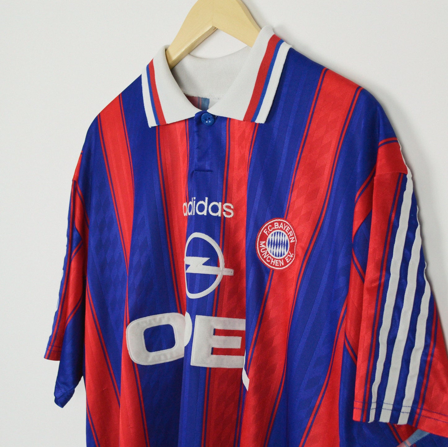 1995-97 Adidas Bayern Munich Home Shirt XL