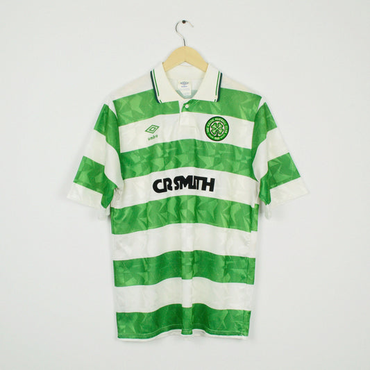 1989-91 Umbro Celtic Home Shirt M