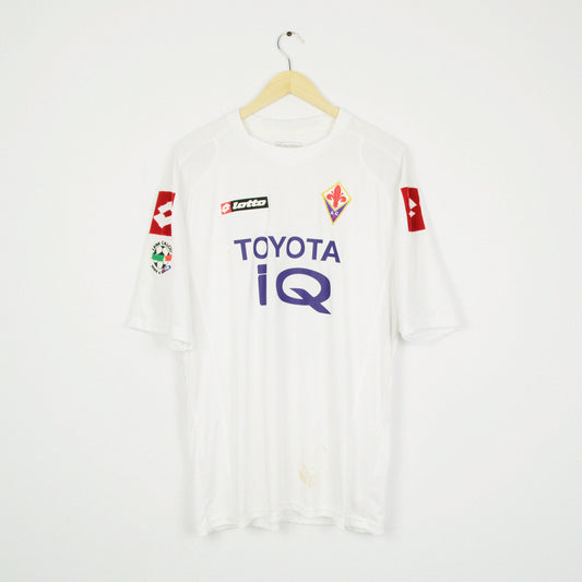 2008-09 Lotto Fiorentina Match Worn Away Shirt Vargas 6 XL