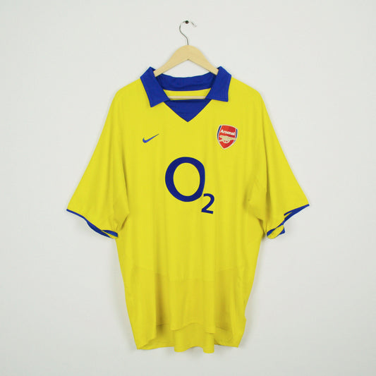 2003-04 Nike Arsenal Away Shirt 'Gilberto 19' XL