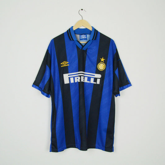 1995-96 Umbro Inter Milan Home Shirt Ince 8 XL