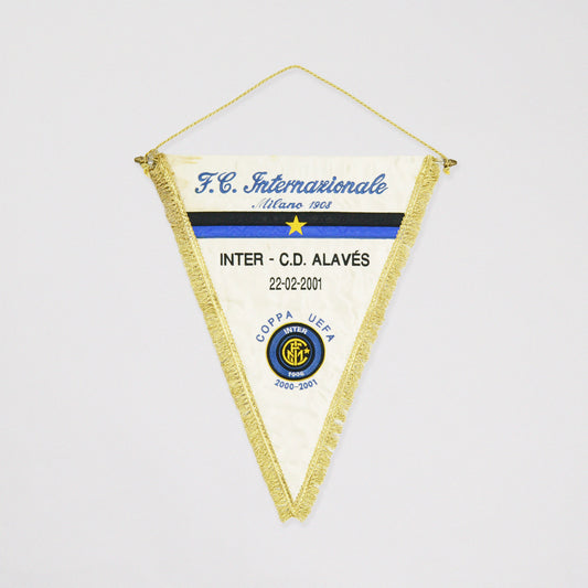 2001-02 Uefa Cup Inter vs Alaves Match Pennant