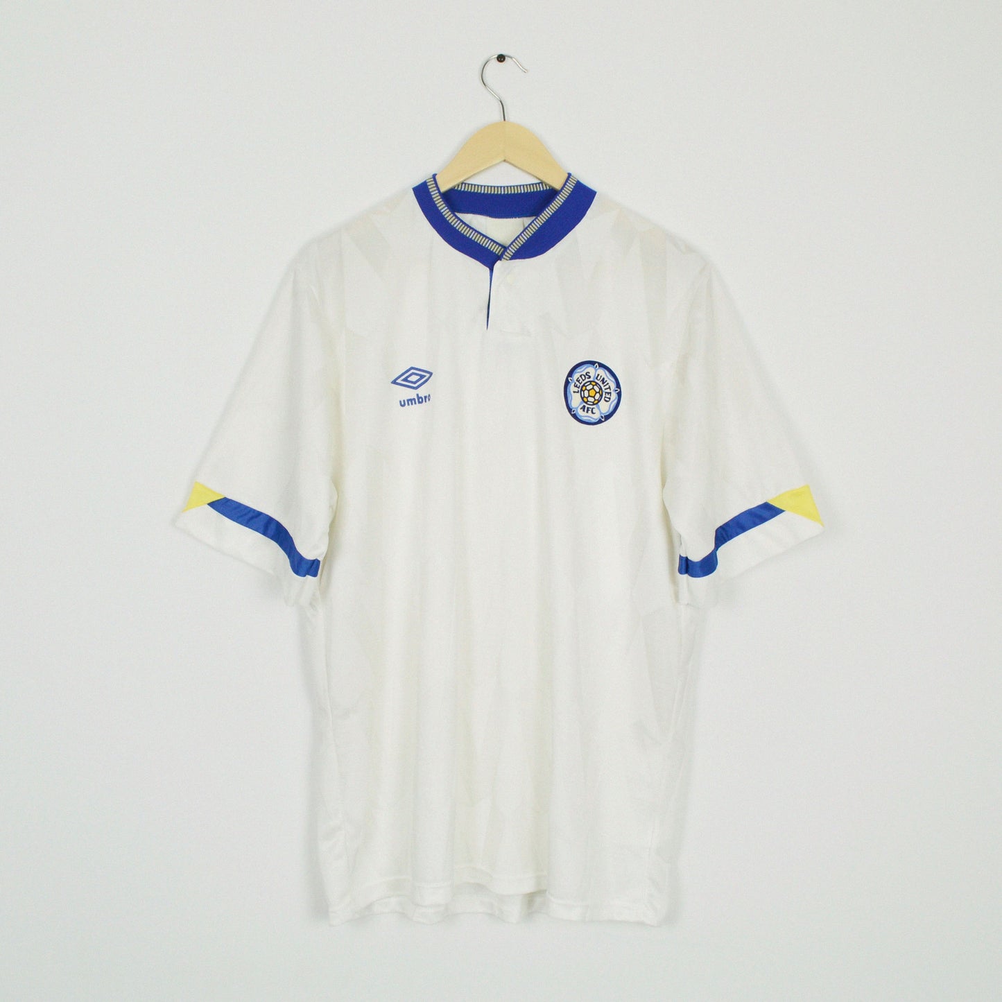 1990-91 Umbro Leeds United Home Shirt L