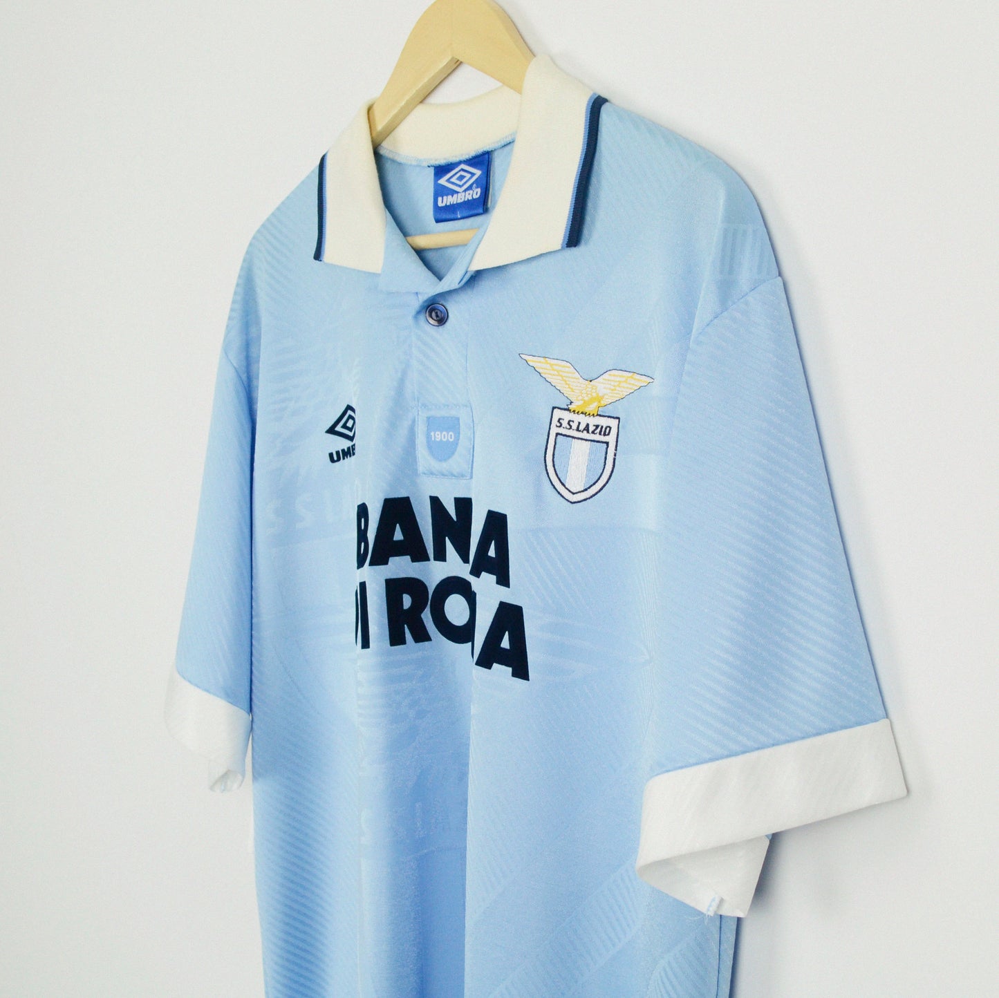 1993-95 Umbro Lazio Home Shirt L