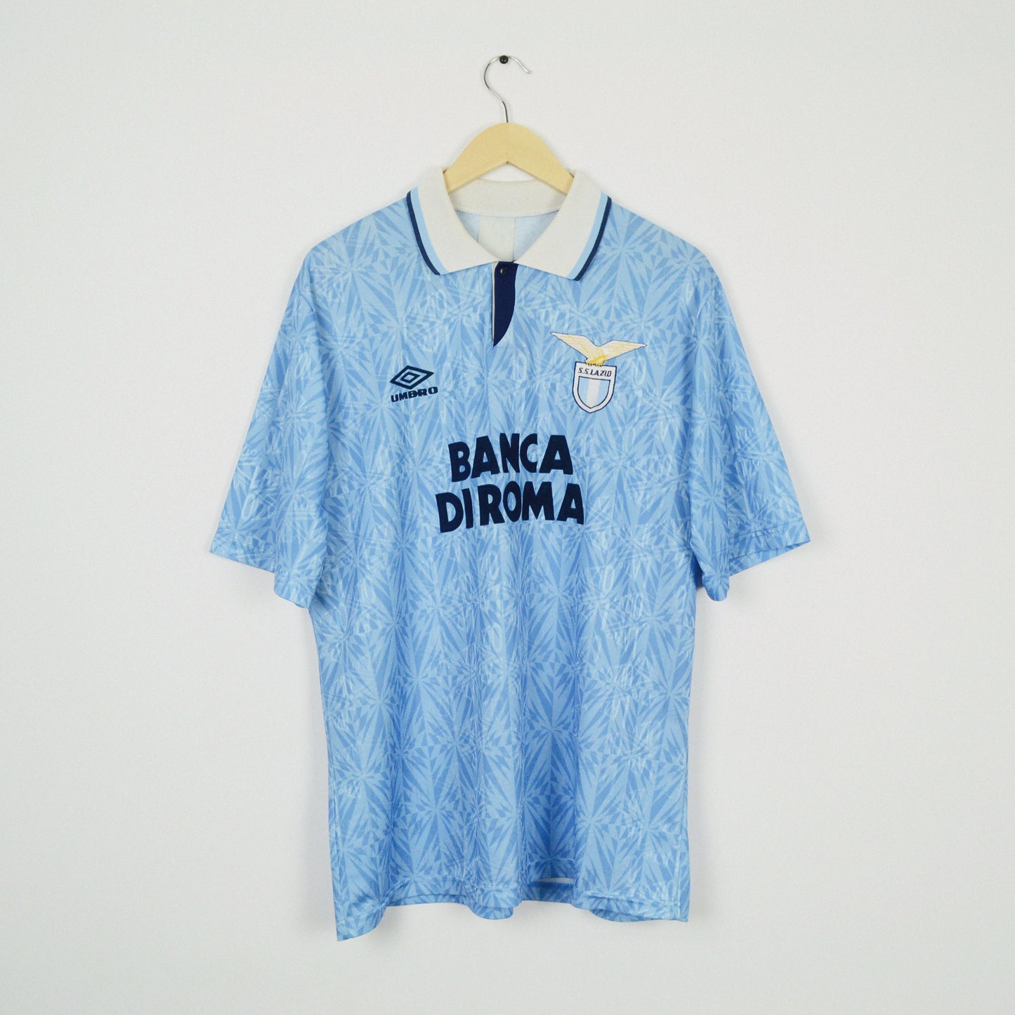1990-91 Umbro Lazio Home Shirt XL