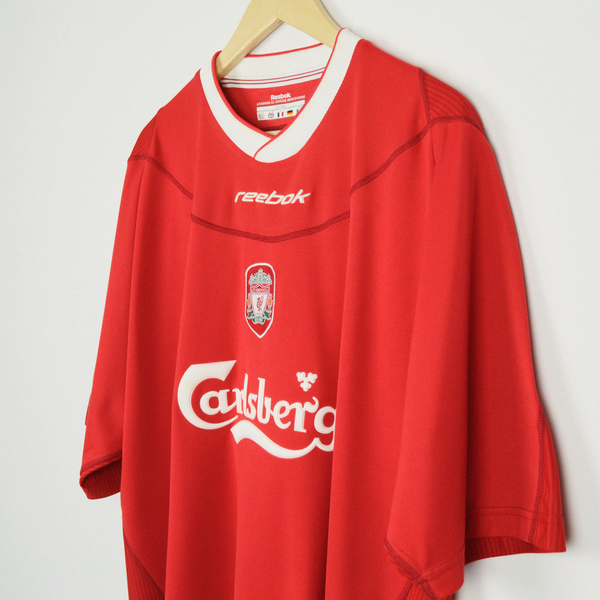 Liverpool Fc Reebok 2002-04 Reebok Liverpool Home Shirt XXL – Calcio Vintage