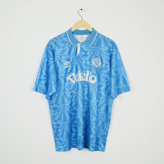 1991-93 Umbro Napoli Home Shirt XL