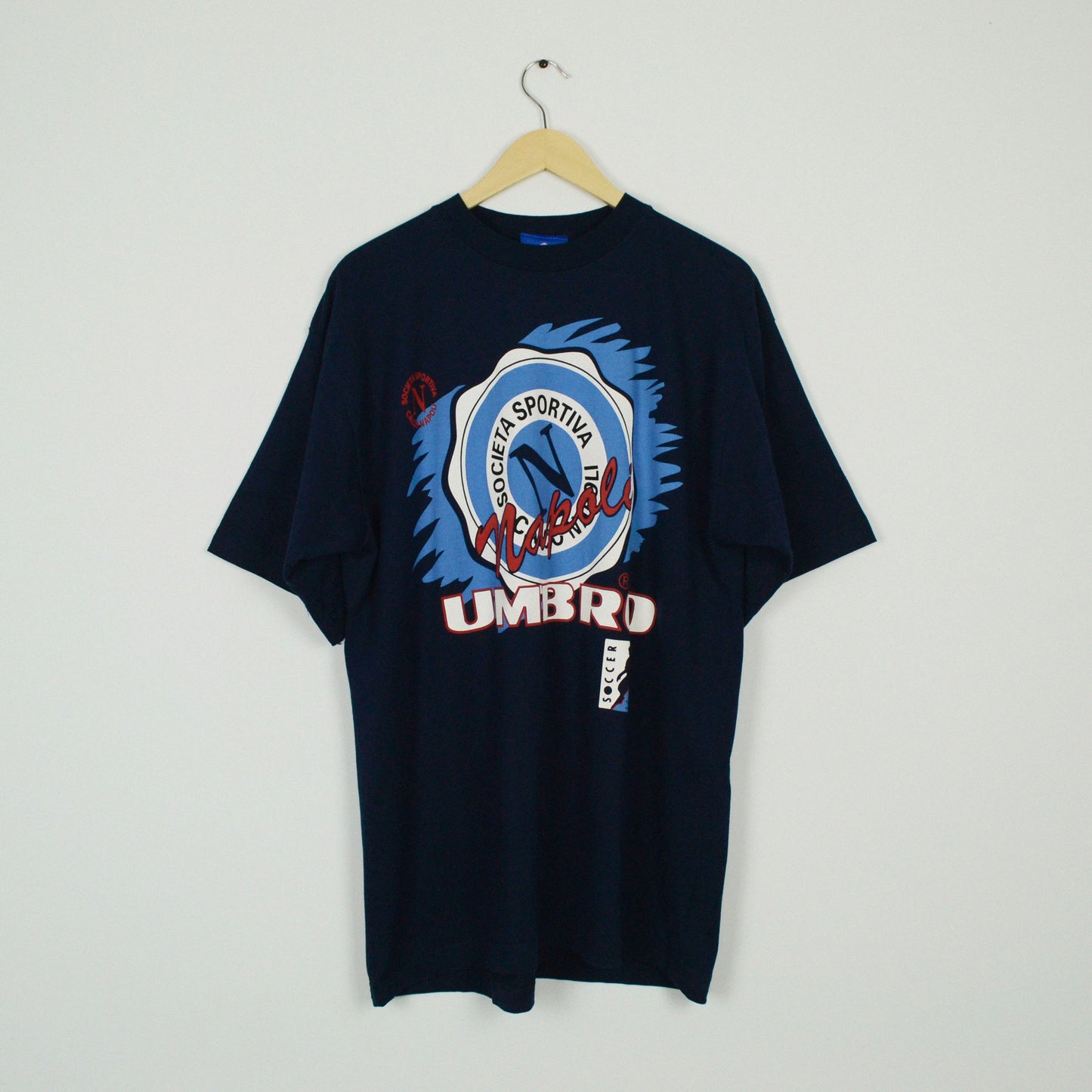 1994-96 Umbro Napoli T-Shirt L