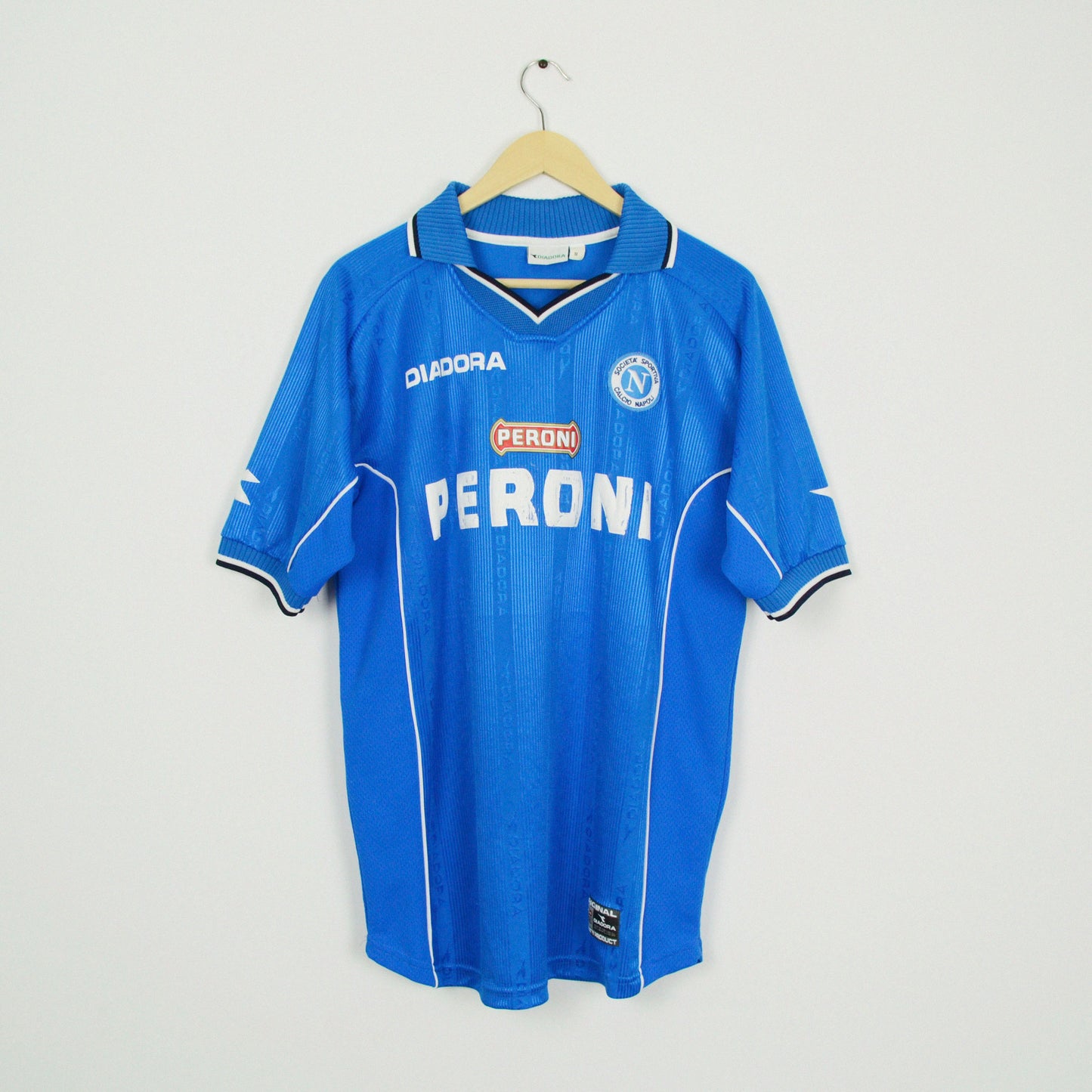 2000-01 Diadora Napoli Home Shirt M