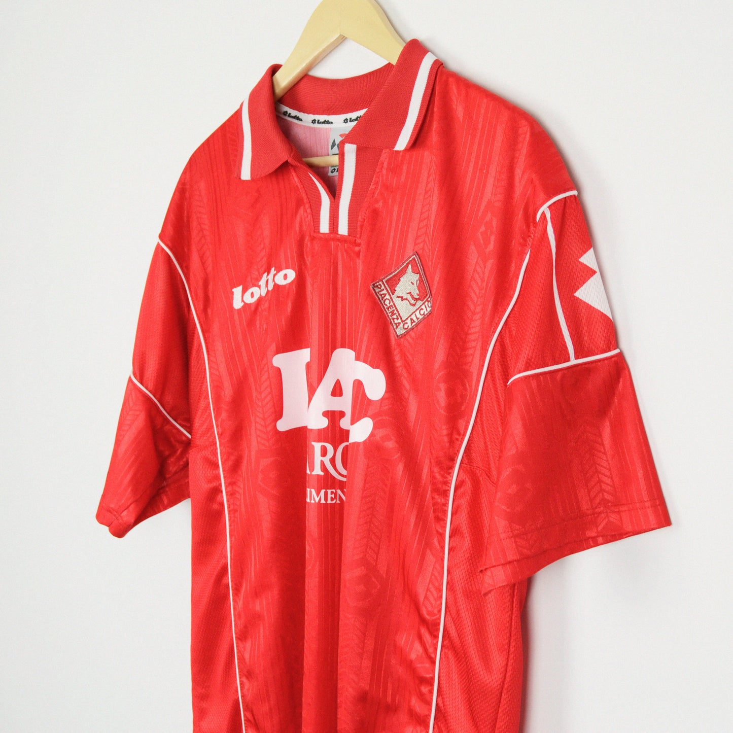 1999-00 Lotto Piacenza Match Worn Home Shirt Di Napoli 23 L