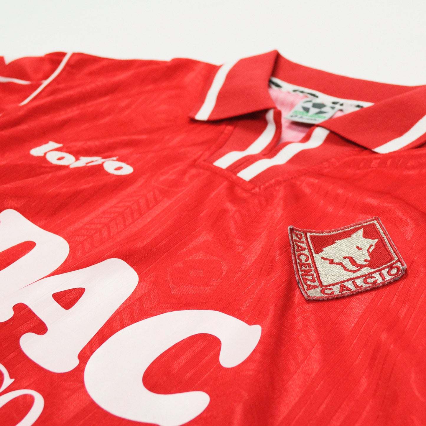 1999-00 Lotto Piacenza Match Worn Home Shirt Di Napoli 23 L