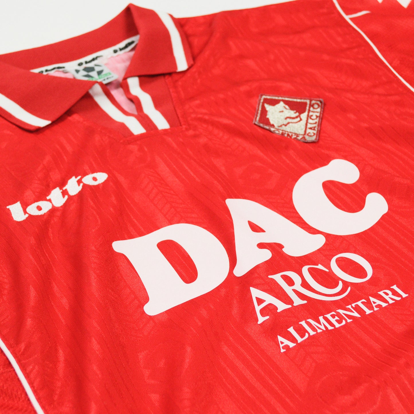 1999-00 Lotto Piacenza Match Worn Home Shirt Di Napoli 23 L
