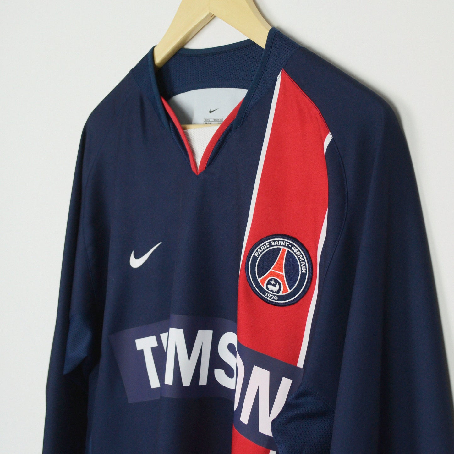 2003-04 Nike Paris Saint-Germain Player Issue Home Shirt L