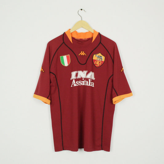 2001-02 Kappa Roma Home Shirt XXL