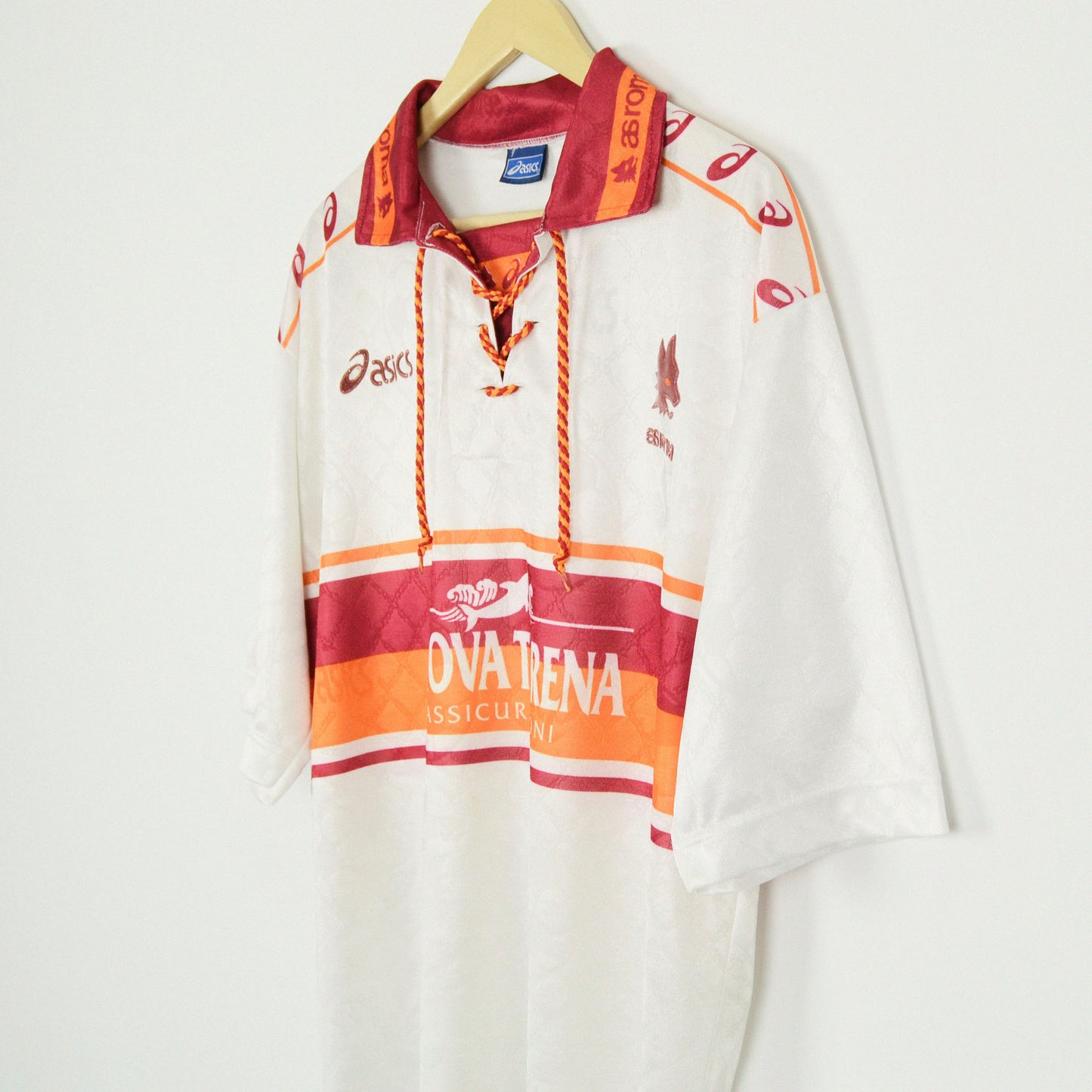 1994-95 Asics Roma Away Shirt L