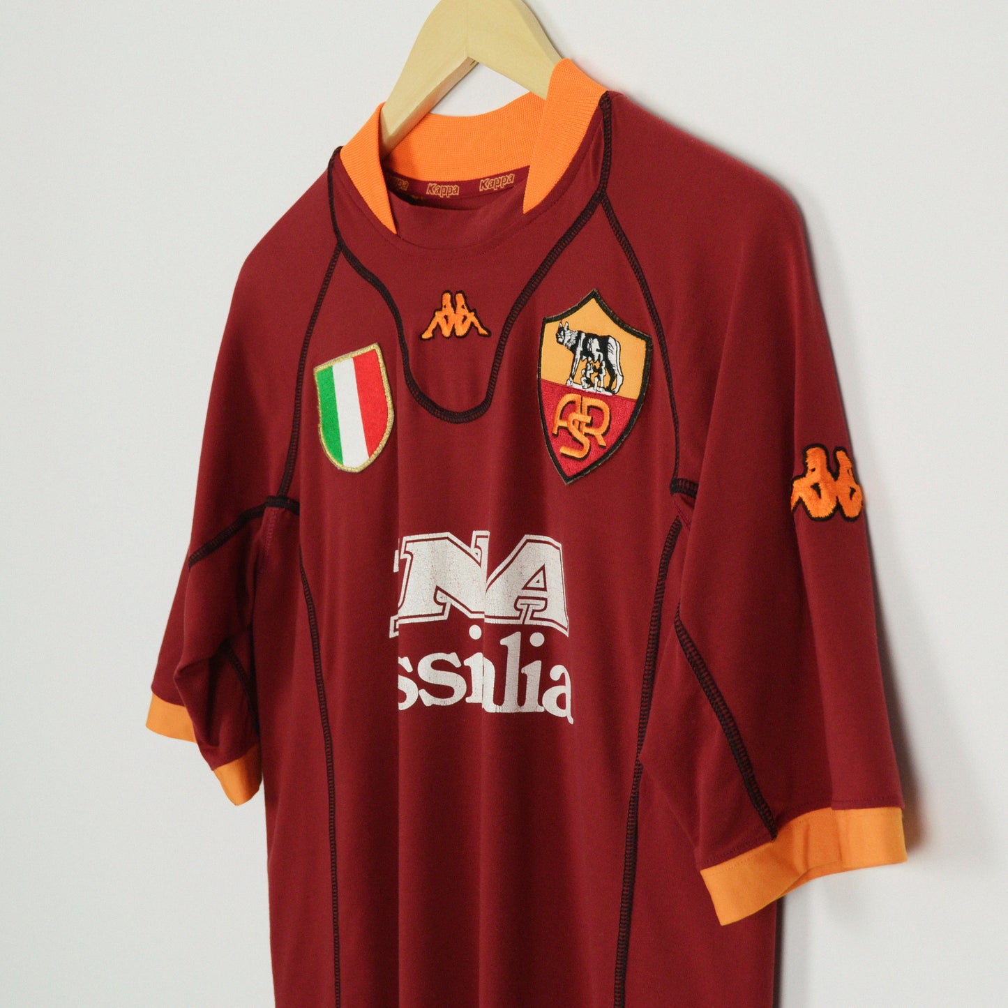 2001-02 Kappa Roma Home Shirt L