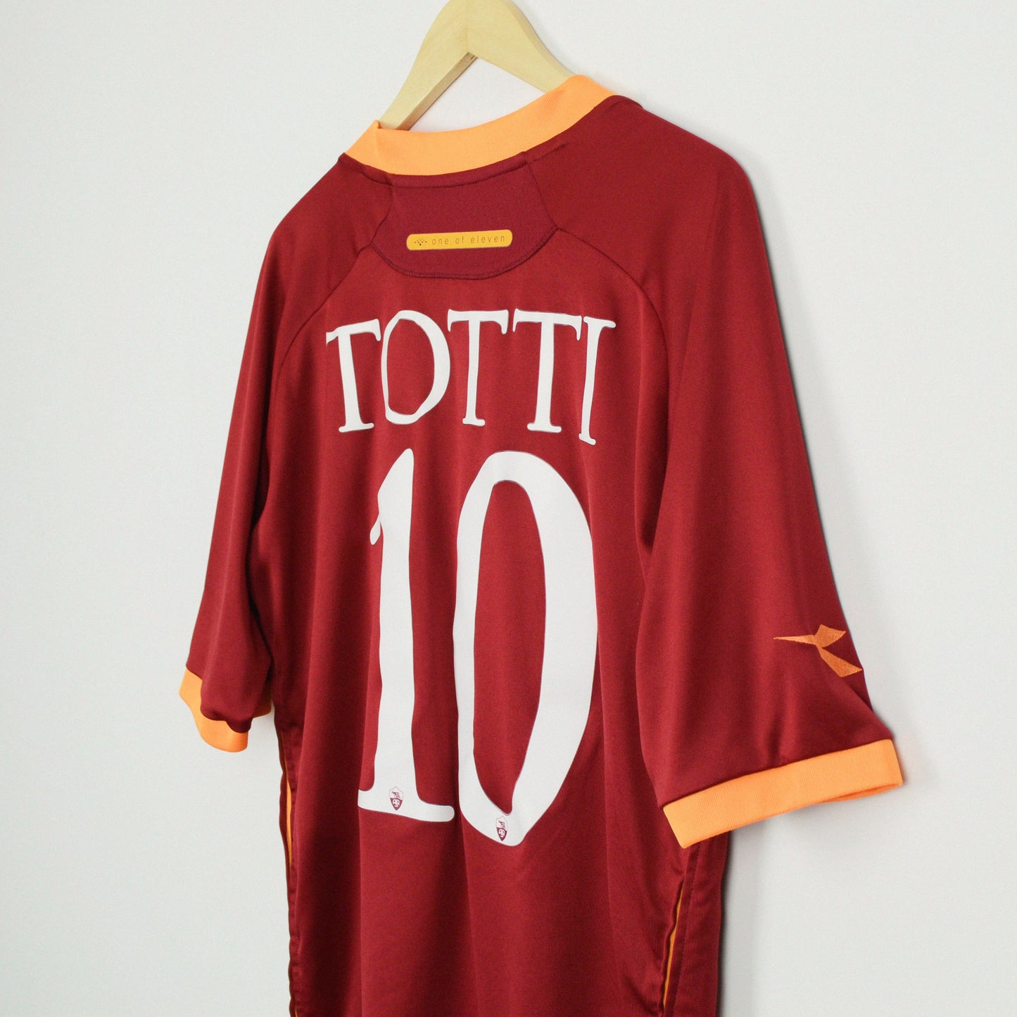 2006-07 Diadora Roma Home Shirt Totti 10 L/XL